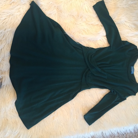 Jade Green Faux Wrap Dress - Picture 1 of 4